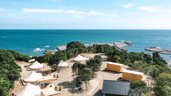 Glamping on the Coast